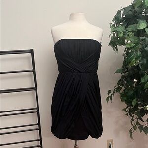 Cynthia Steffe Black Strapless Mini Dress